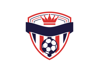 Vintage Football Badge Logo