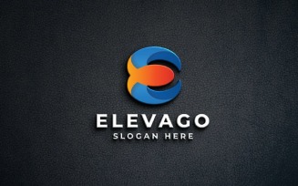 Abstract E Letter Logo Template