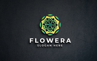 Abstract Floral Shape Logo