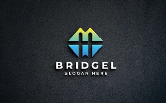 Abstract Modern Bridge Logo