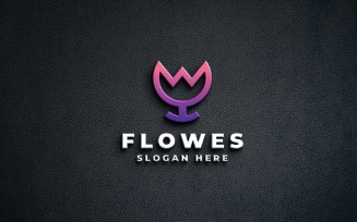 Abstract Nature Flower Logo