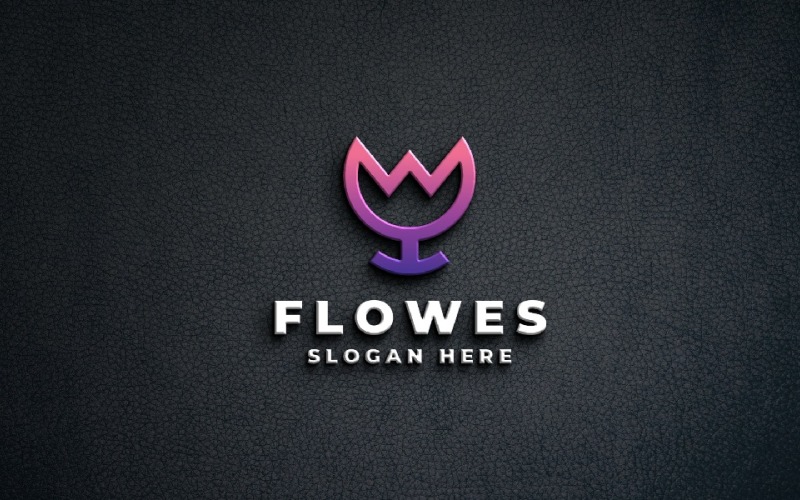 Abstract Nature Flower Logo Logo Template