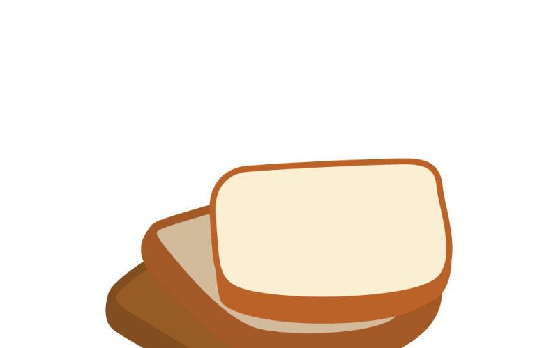 Assortment of Different Bread Types Cartoon Vector Illustration Vector Graphic