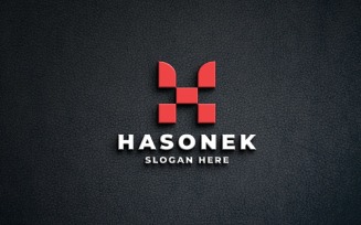 Geometric H Letter Logo Temp