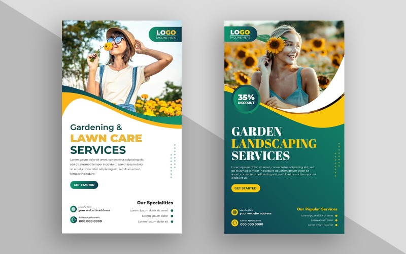 Lawn and Gardening Instagram Story Template Ver-2 Social Media