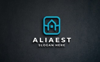 Letter A Real Estate Logo