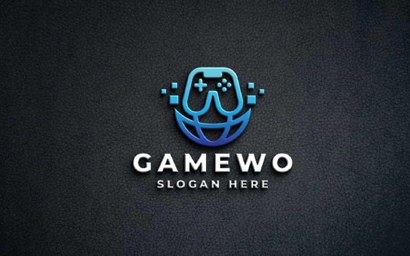 Pro Gaming World Logo Temp Logo Template