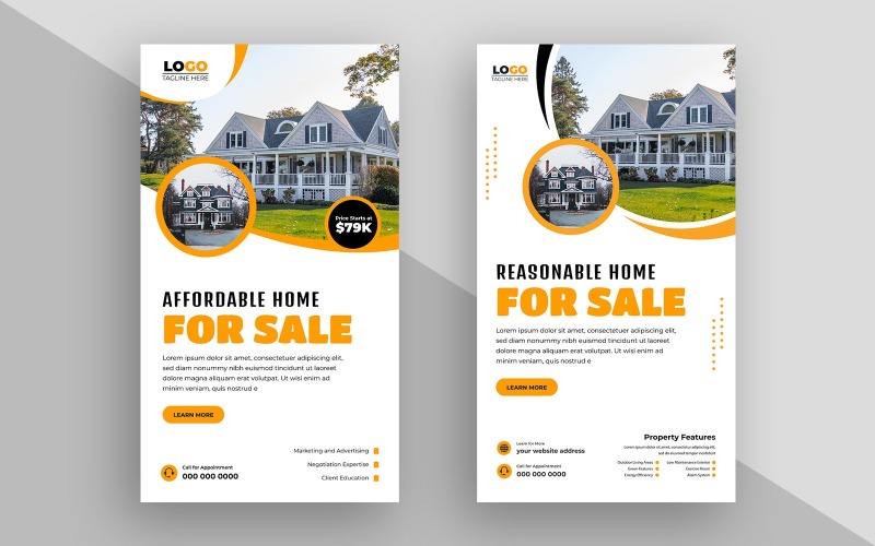 Real Estate Instagram Story Template Ver-4 Social Media