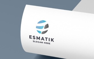 Sphere Letter E Logo Template