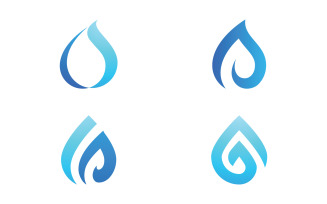 Water drop logo vector icon design. 13