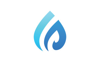 Water drop logo vector icon design. 1