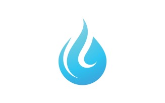 Water drop logo vector icon design. 2