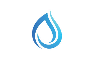 Water drop logo vector icon design. 4