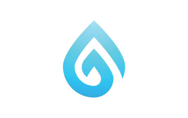 Water drop logo vector icon design. 9 Logo Template