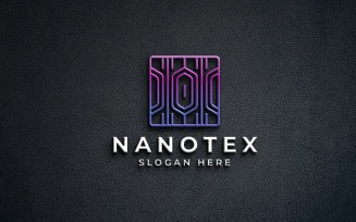 Geometric Square Tech Logo