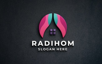 Modern Home and Real Estate Logo