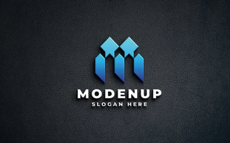 Modern Letter M Professional Logo Logo Template