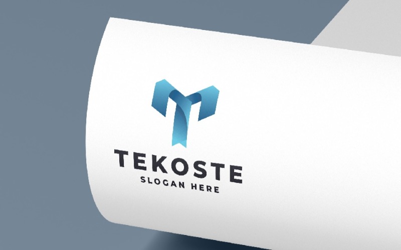 Modern T Letter Logo - Tech & Digital Design Logo Template