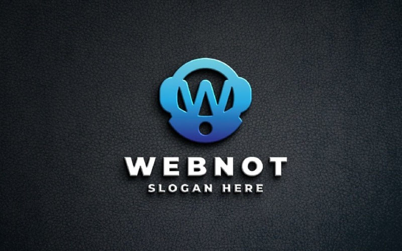 Modern W Letter Logo - Web & Digital Design Logo Template