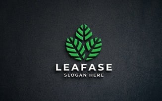 Organic Nature Leaves Logo