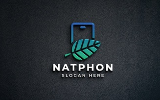 Phone Fix & Leaf Professional Logo