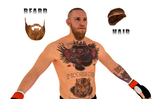 Conor McGregor character 3d model