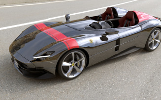Ferrari 2021 Monza sp1 sp2 3d model