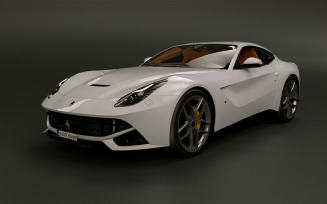 Ferrari F12 Berlinetta 2021 3d model