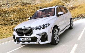 2021 BMW X7 M50i 3d model