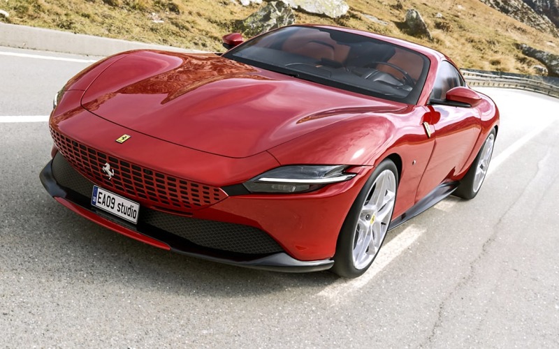 2021 Ferrari Roma 3d model Model