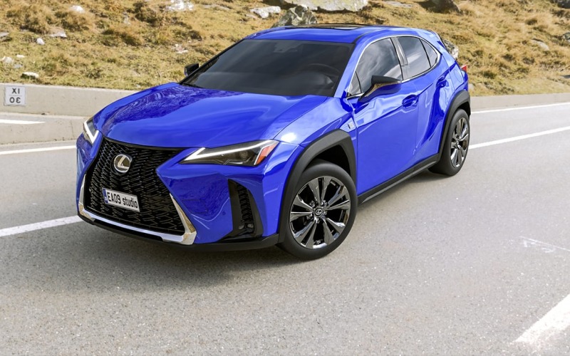 2021 Lexus UX200 F Sport 3d model Model