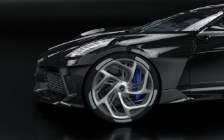2022 Bugatti La Voiture Noire 3d model