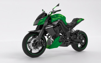 Kawasaki Z1000 3d models