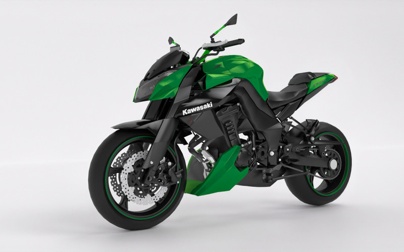 Kawasaki Z1000 3d models Model