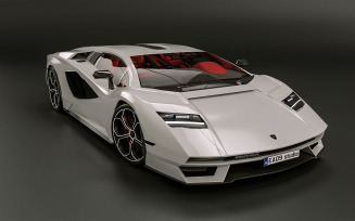 Lamborghini Countach 2022 3d model