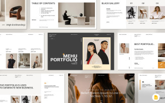 Mehu Portfolio GoogleSlide Template
