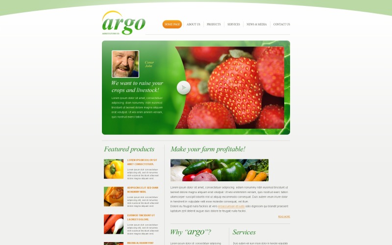 Agriculture PSD Template
