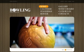 Bowling PSD Template