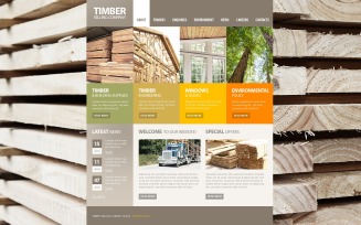 Timber PSD Template