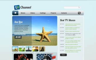 TV Channel PSD Template
