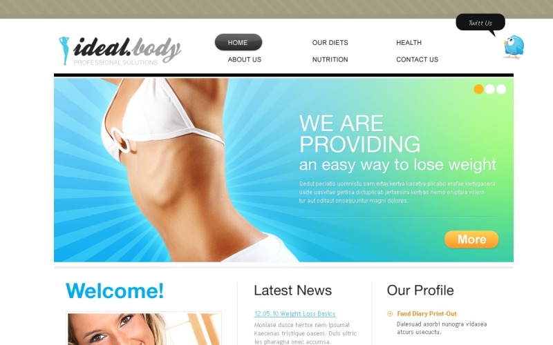 Weight Loss PSD Template