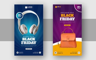 Black Friday Sale Social Media Story Template Ver-1