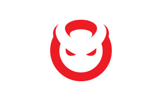 Devil logo symbol vector template design 12