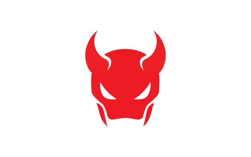 Devil logo symbol vector template design 3 Logo Template