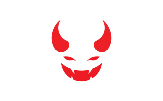Devil logo symbol vector template design 8