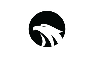 Eagle head simple vector logo design, 13