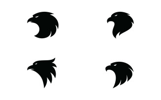 Eagle head simple vector logo design, 15