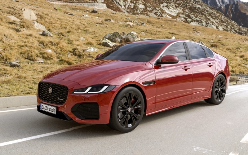 2022 Jaguar XF R-Dynamic 3D MODEL Model