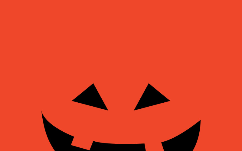 Halloween Pumpkin Vector Illustration for Scary Designs Vector Graphic