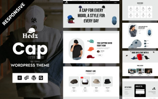 Hedz - Fancy Hat Store WordPress WooCommerce Elementor Theme